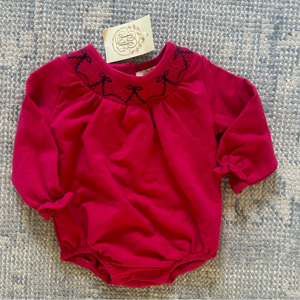 NWT The Beaufort Bonnet Company bow bubble. Size 6-12 months